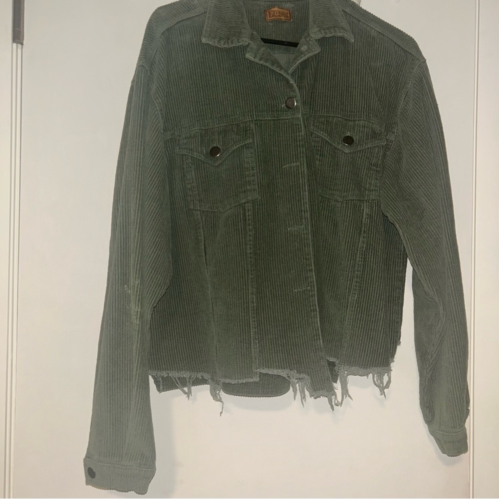 BDG Corduroy Jacket in Olive